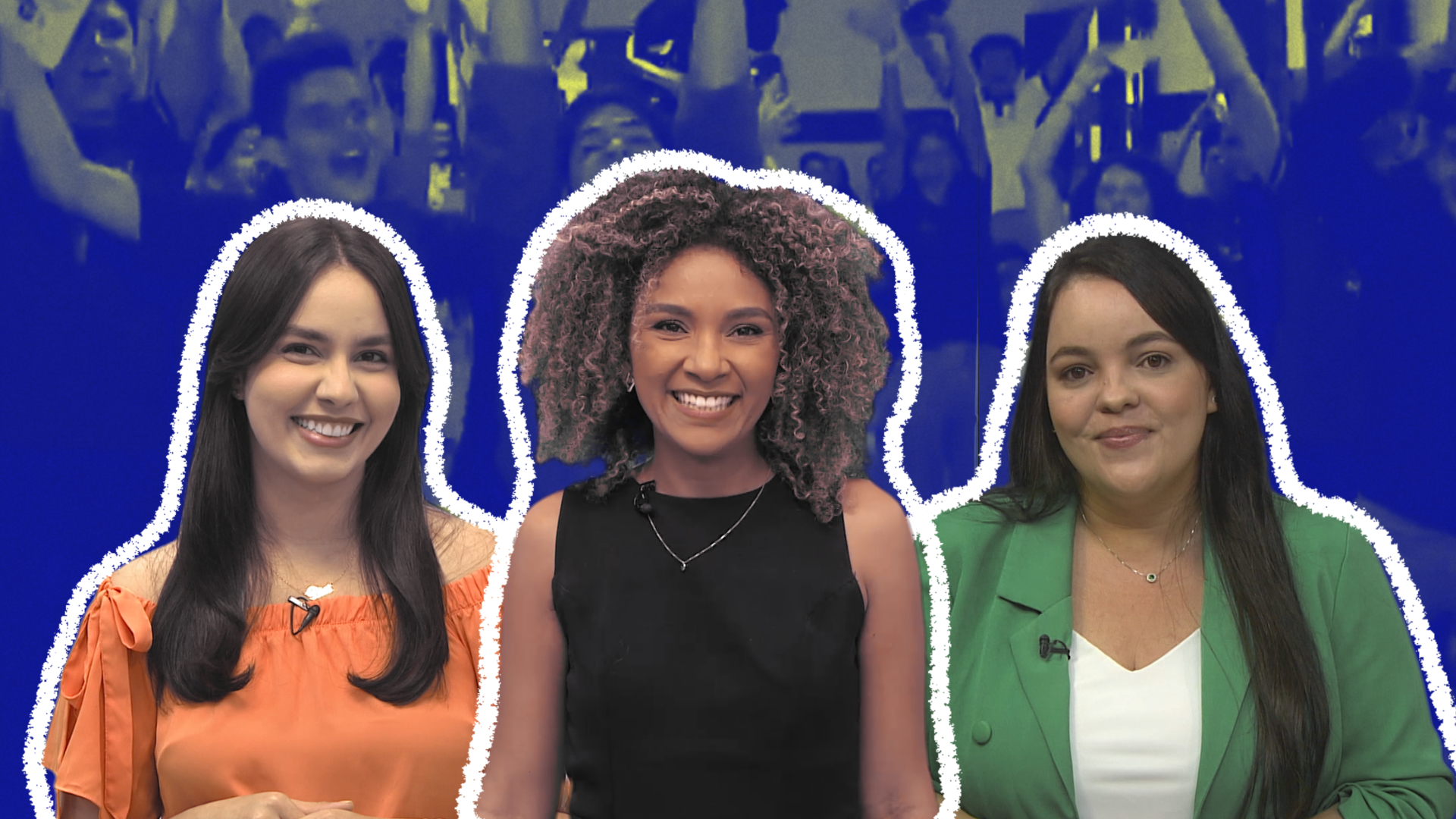 Beatriz Freire, Yanka Oliveira e Iara Alves, as repórteres do Lá Vem o Enem 2024