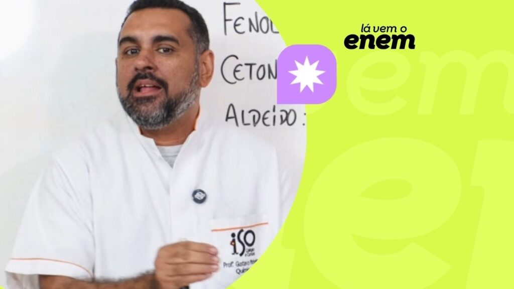 Videoaula de química sobre funções orgânicas